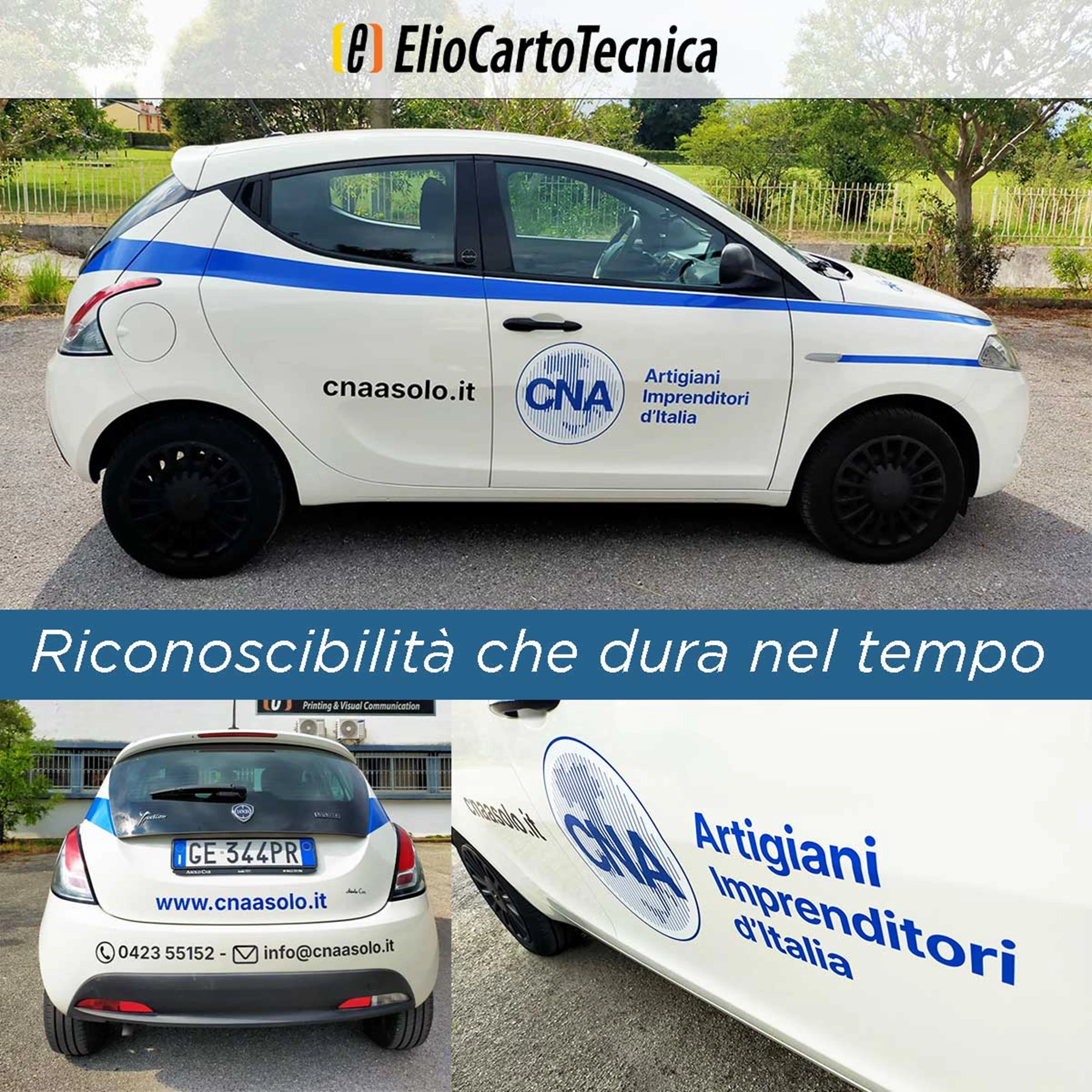 ➡️ ALTA VISIBILITÀ PERMANENTE NEL TERRITORIO: LA DECORAZIONE DELL'AUTOMOBILE DELLA CNA DI ASOLO