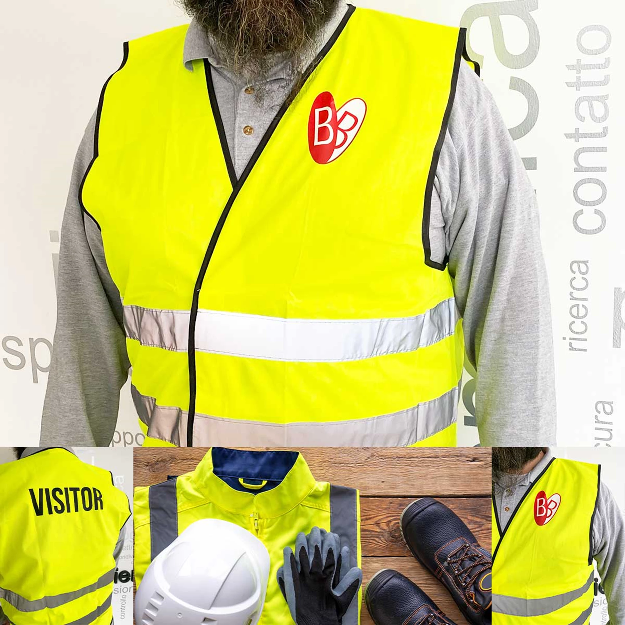 ➡️ GILET ALTA VISIBILITÀ PERSONALIZZATO CON LOGO AZIENDALE: SICUREZZA E PROFESSIONALITÀ