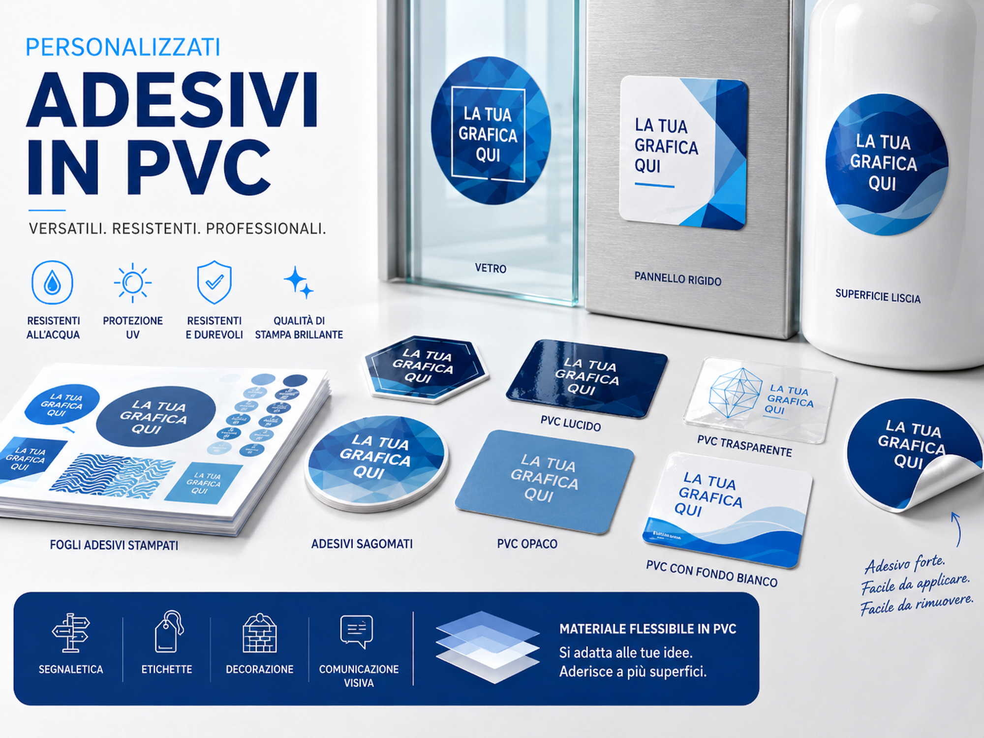 Adesivi in PVC personalizzati