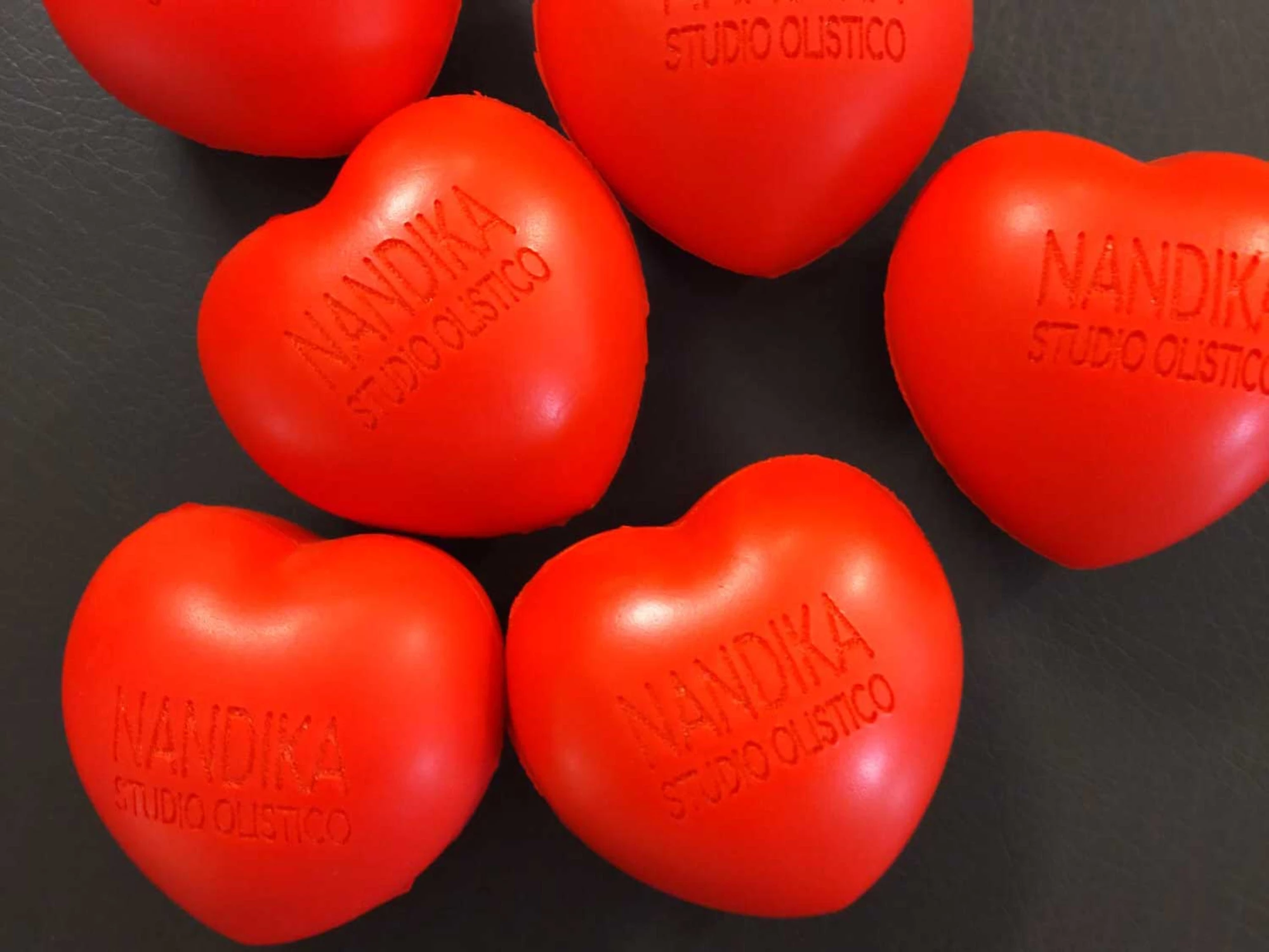 Cuori antistress personalizzati