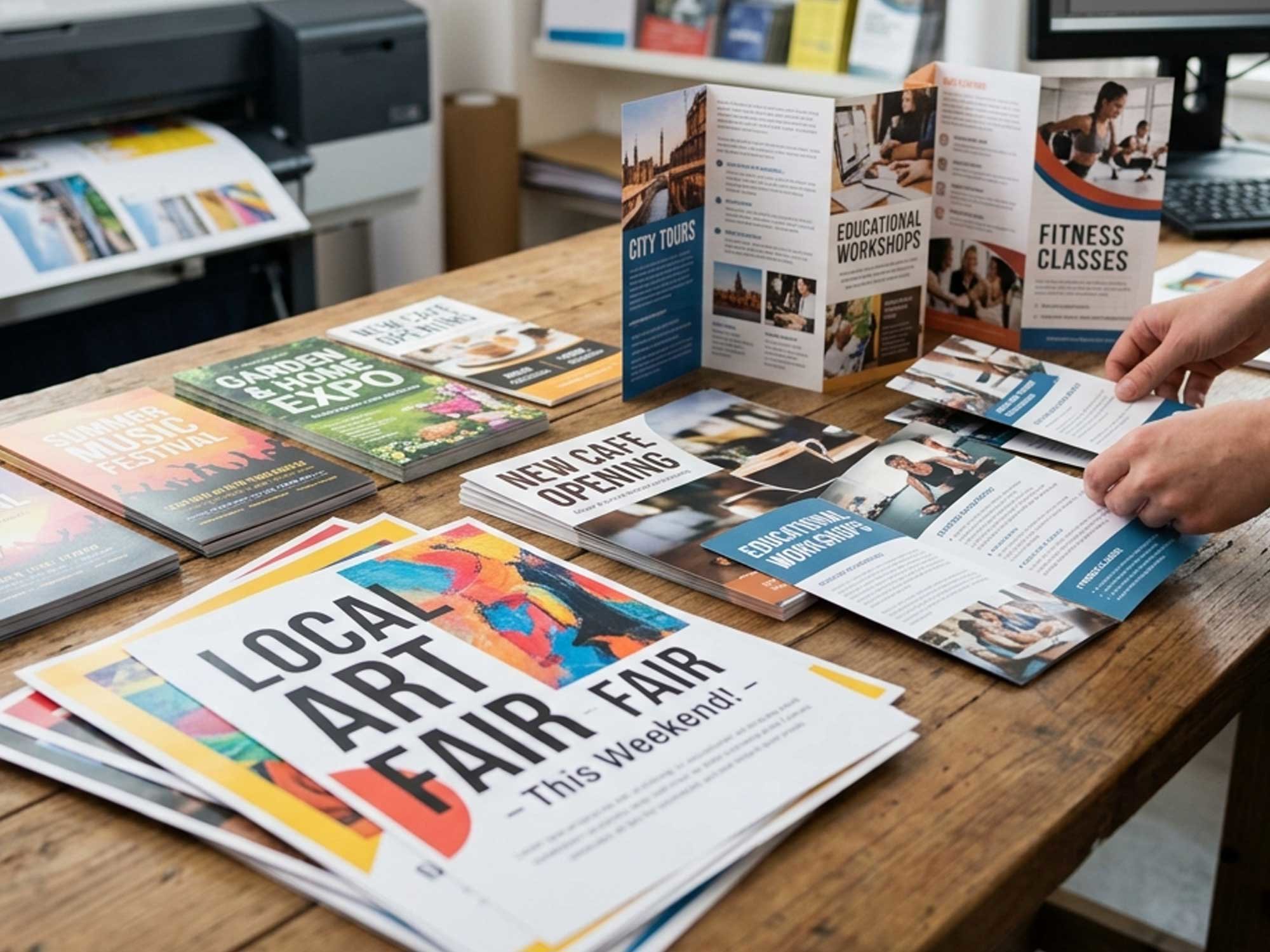 Stampa volantini e pieghevoli